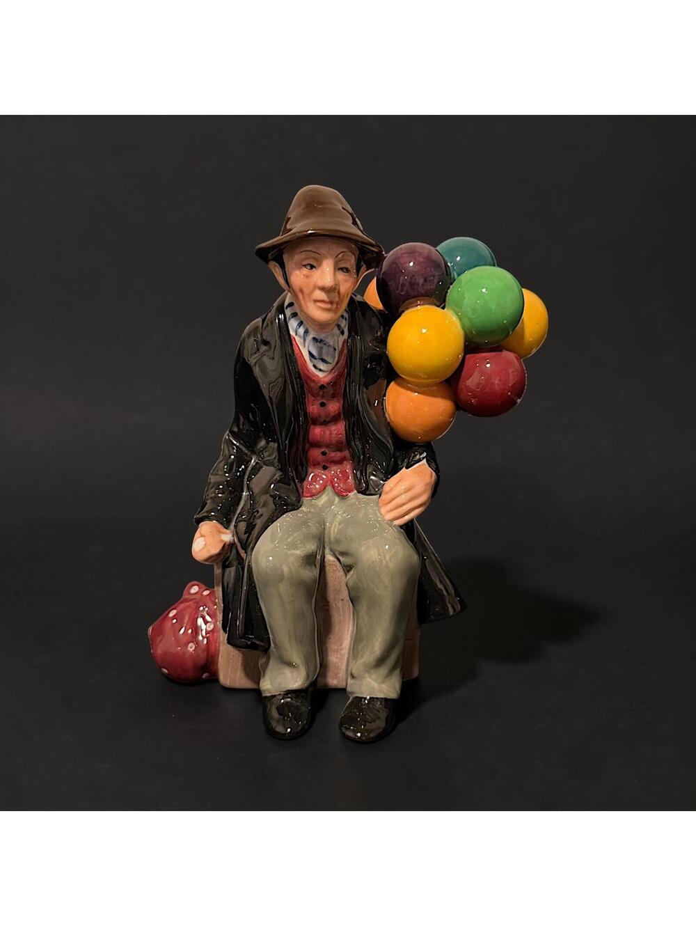 Vintage Royal Doulton The Balloon Man HN1954 Porcelain Figurine - 7" Tall - H231